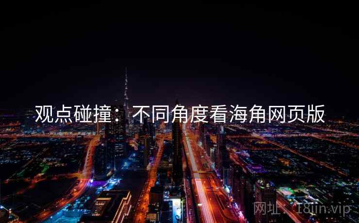 观点碰撞：不同角度看海角网页版